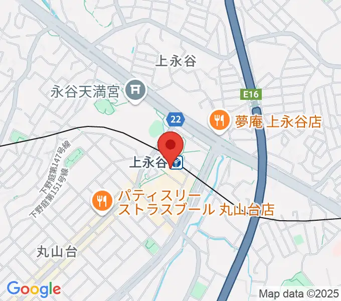 ヨークカルチャーセンター上永谷の地図