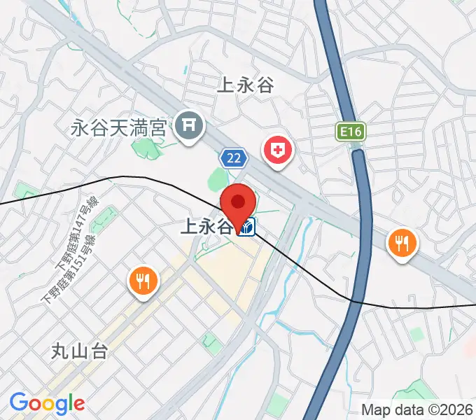 ヨークカルチャーセンター上永谷の地図