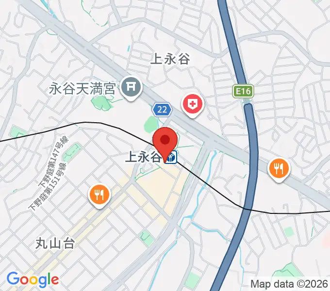 ヨークカルチャーセンター上永谷の地図