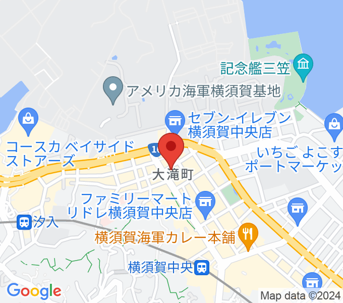 カルチャーセンターさいか屋横須賀の場所