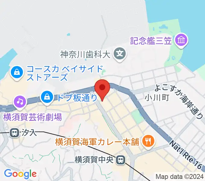 カルチャーセンターさいか屋横須賀の地図