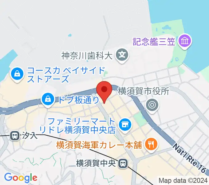 カルチャーセンターさいか屋横須賀の地図