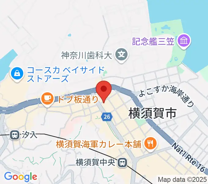 カルチャーセンターさいか屋横須賀の地図