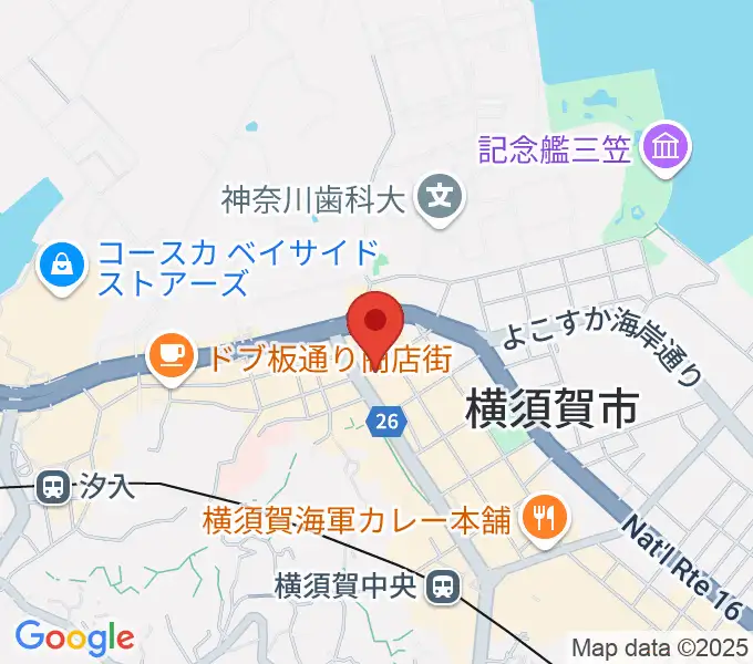 カルチャーセンターさいか屋横須賀の地図