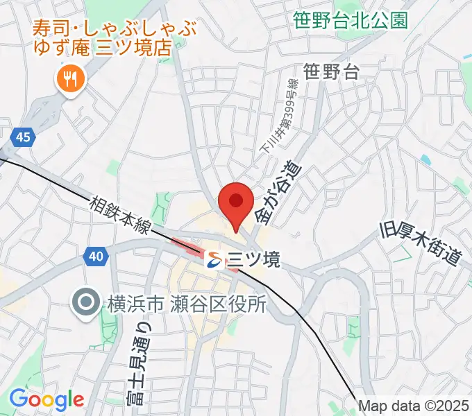 三ツ境カルチャーセンターの地図