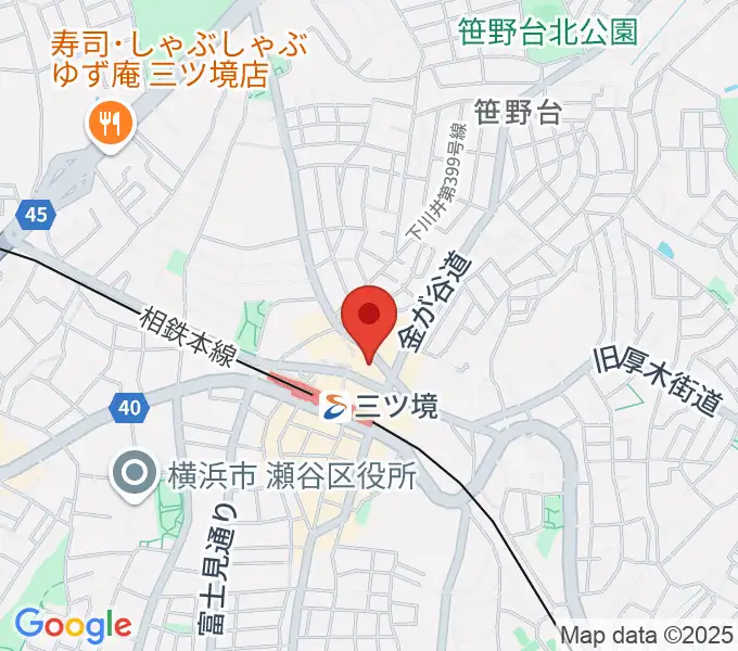 三ツ境カルチャーセンターの地図