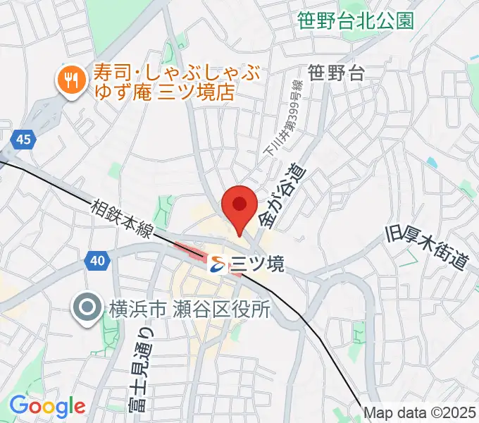 三ツ境カルチャーセンターの地図