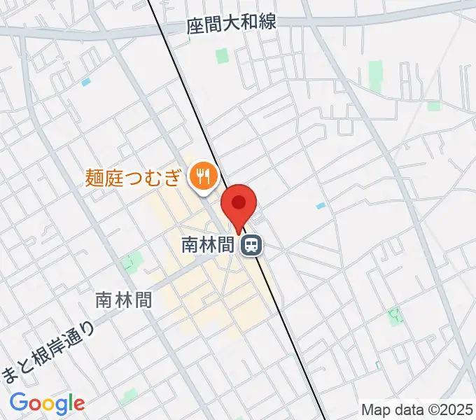 南林間カルチャーセンターの地図