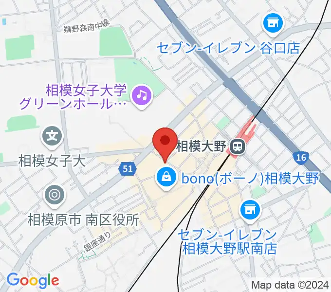 相模大野カルチャーセンターの地図