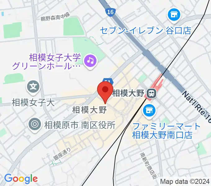 相模大野カルチャーセンターの地図