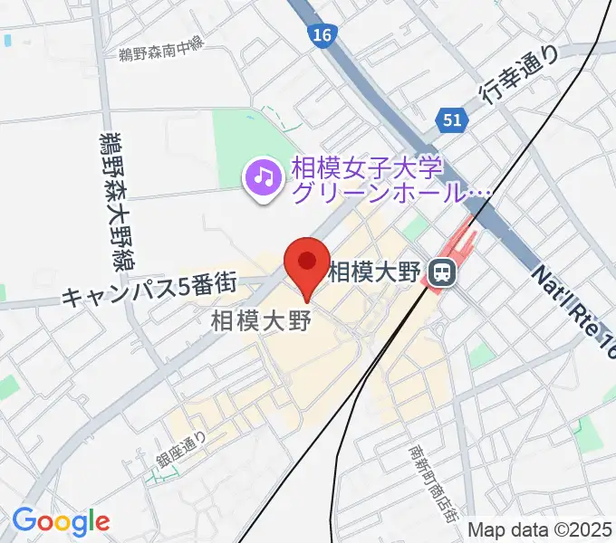 相模大野カルチャーセンターの地図