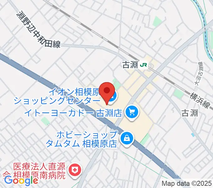 相模原カルチャーセンター古淵店の地図