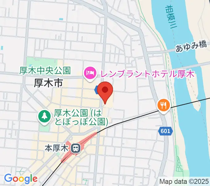 厚木カルチャーセンターの地図