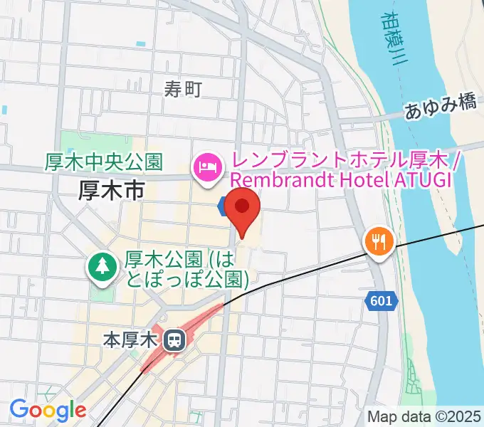 厚木カルチャーセンターの地図