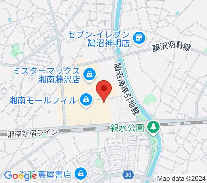 湘南モールカルチャーセンターの地図