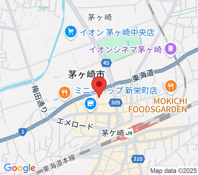 ヨークカルチャーセンター茅ヶ崎の地図