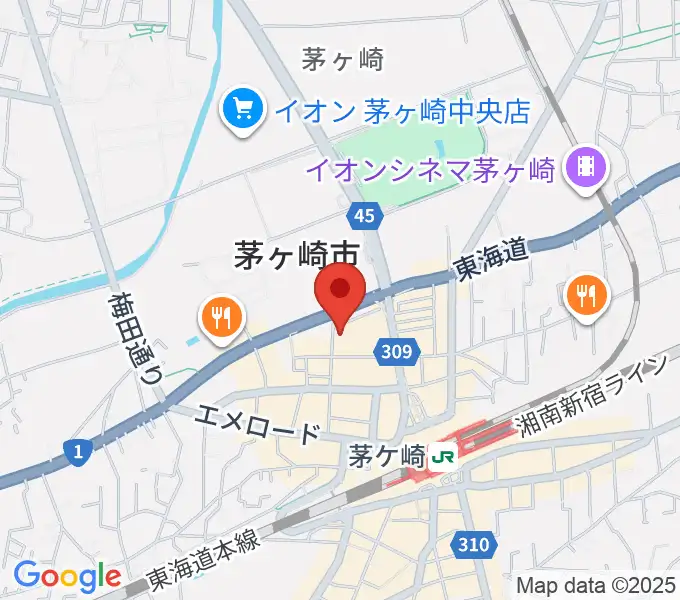 ヨークカルチャーセンター茅ヶ崎の地図