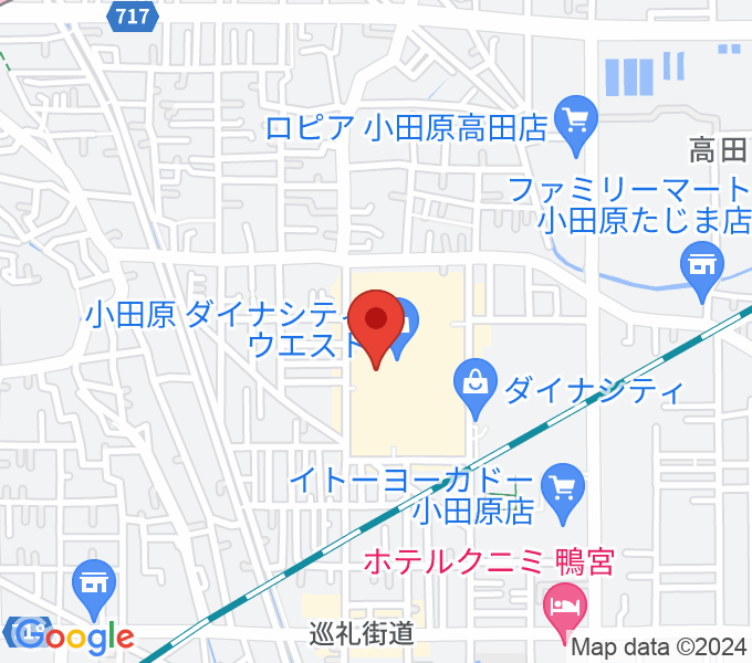 カルチャーセンター小田原の場所