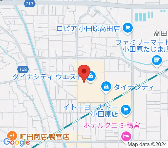 カルチャーセンター小田原の地図