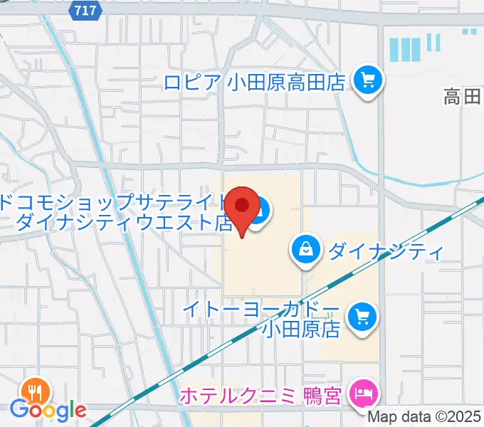 カルチャーセンター小田原の地図