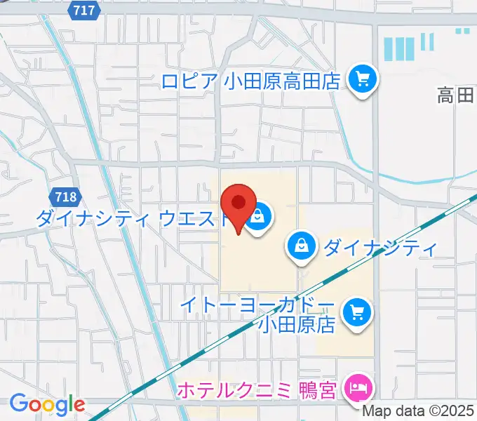 カルチャーセンター小田原の地図