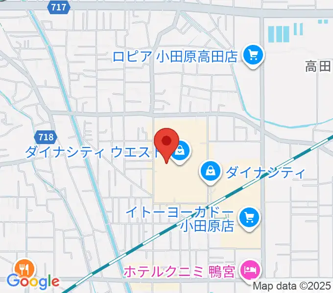 カルチャーセンター小田原の地図