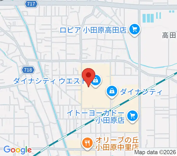 カルチャーセンター小田原の地図