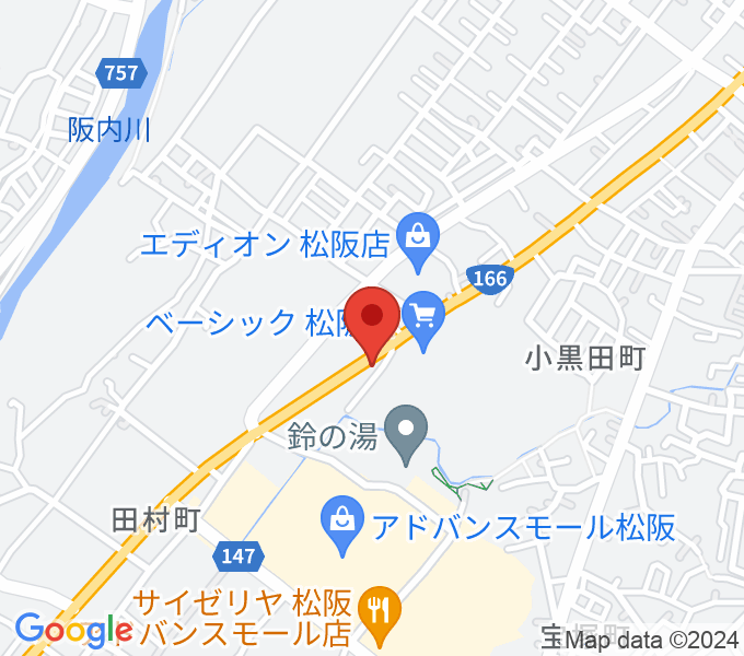 村井楽器 松阪店の場所