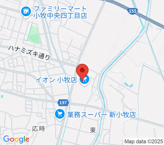 村井楽器小牧店の地図