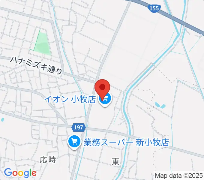 村井楽器小牧店の地図