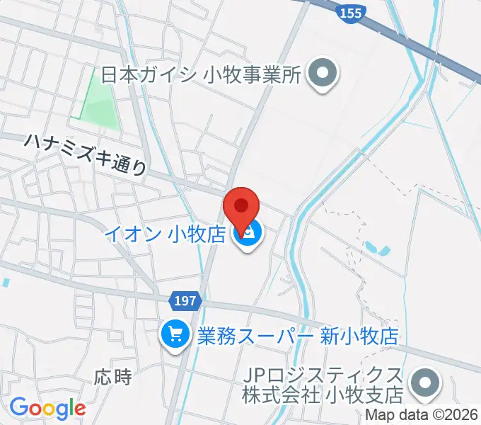 村井楽器小牧店の地図