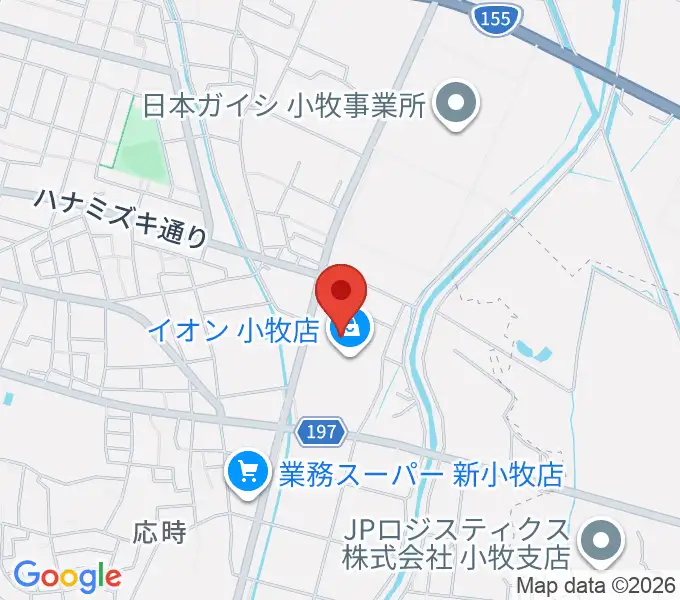 村井楽器小牧店の地図