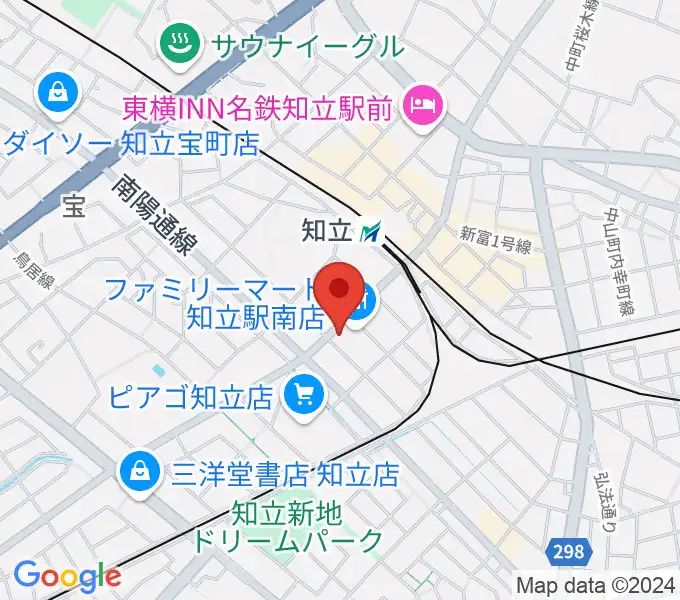 知立カルチャーセンターの地図