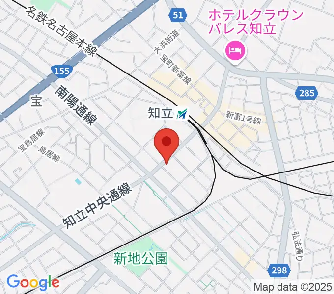 知立カルチャーセンターの地図
