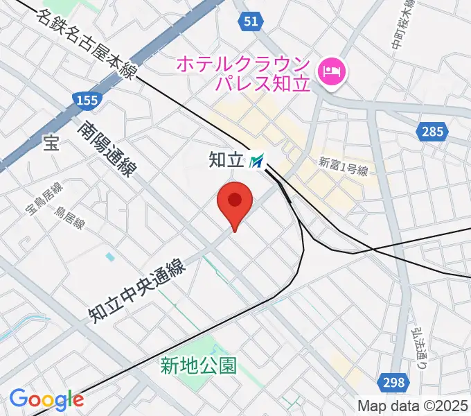 知立カルチャーセンターの地図