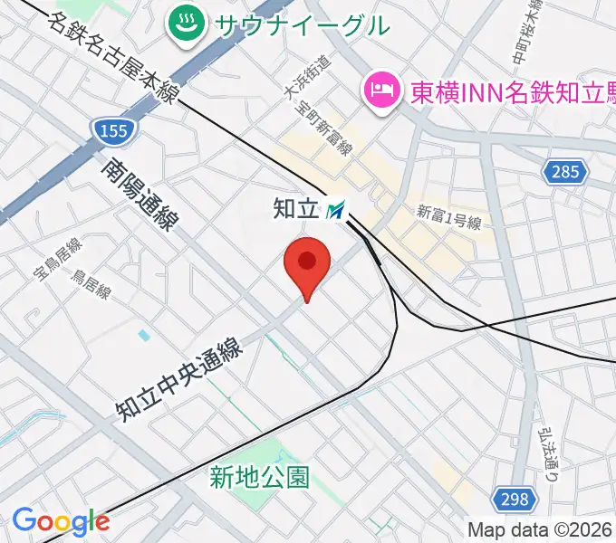 知立カルチャーセンターの地図
