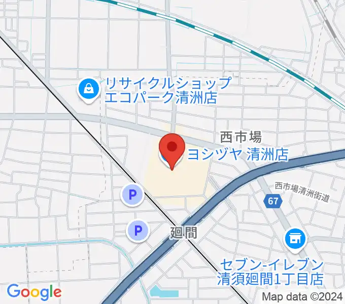 清洲カルチャーセンターの地図