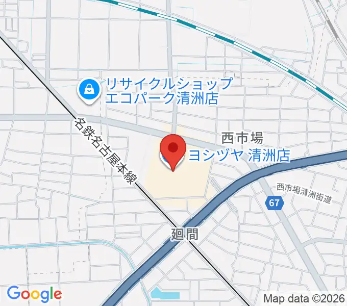 清洲カルチャーセンターの地図