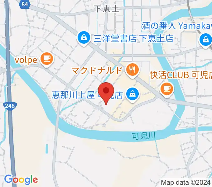 可児カルチャーセンターの地図