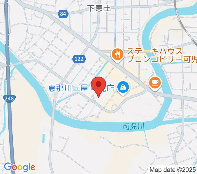 可児カルチャーセンターの地図