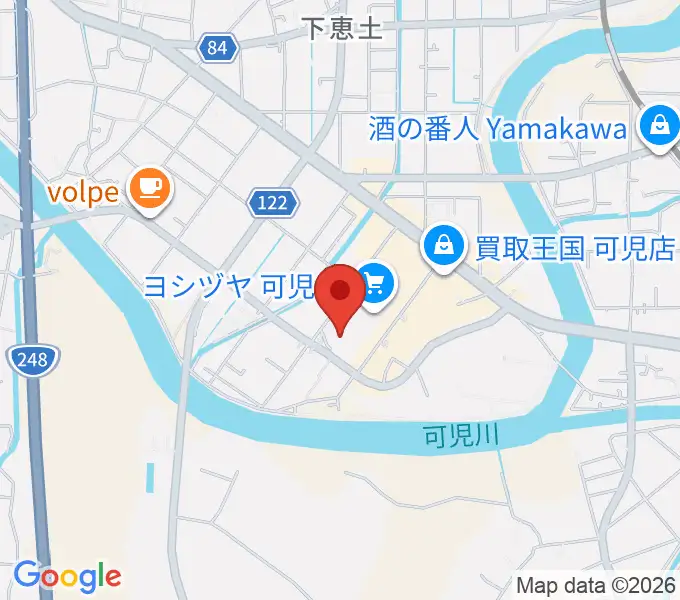 可児カルチャーセンターの地図