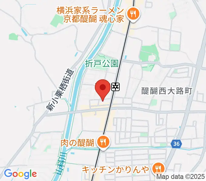 醍醐カルチャーセンターの地図