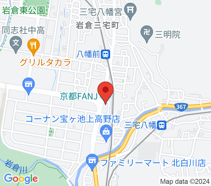 京都FANJの場所