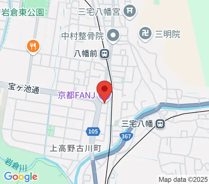 京都FANJの地図