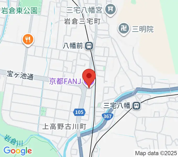 京都FANJの地図