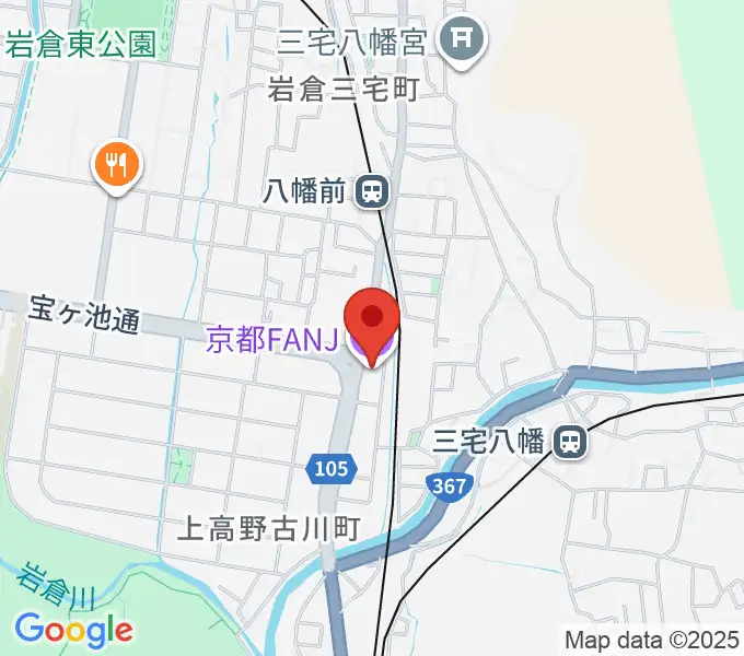 京都FANJの地図