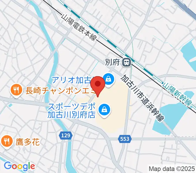ヨークカルチャーセンター加古川の地図