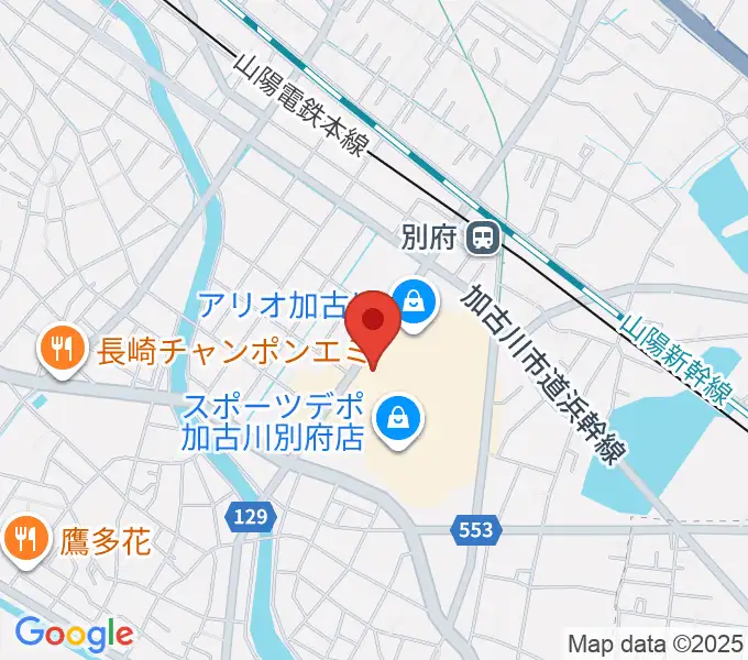ヨークカルチャーセンター加古川の地図
