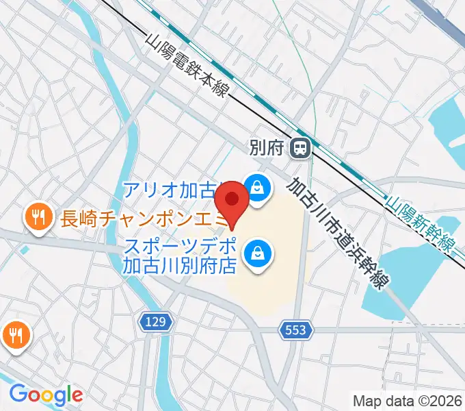 ヨークカルチャーセンター加古川の地図