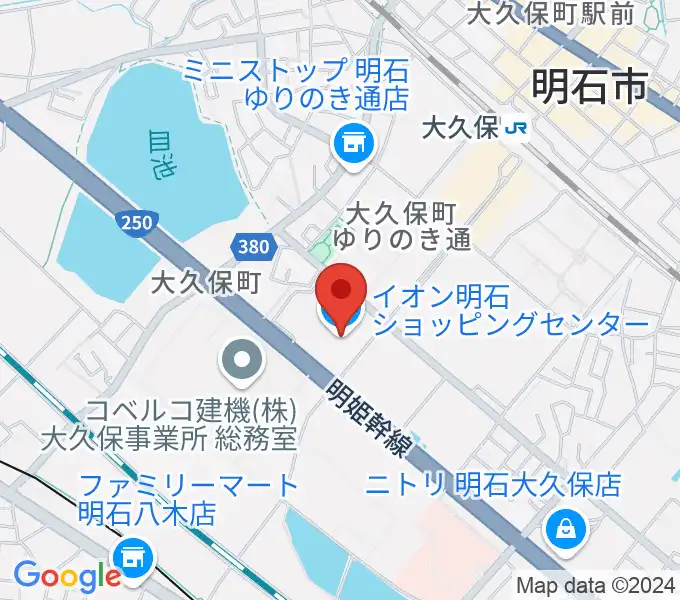 明石カルチャーセンターの地図